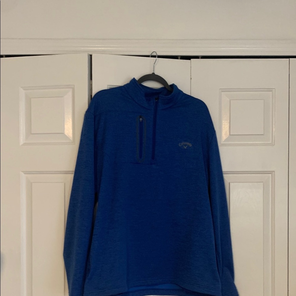 Callaway Blue Quarter-Zip Pullover